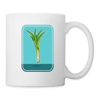 Leek Vegetable Plant - Mug - white - Right