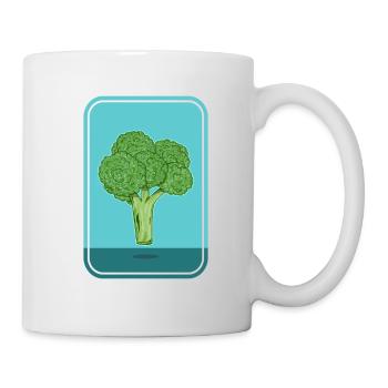 I love broccoli - Mug - white - Right