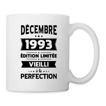 Anniversaire 30 ans - Décembre 1993 Perfection - Mug blanc - blanc - Droite