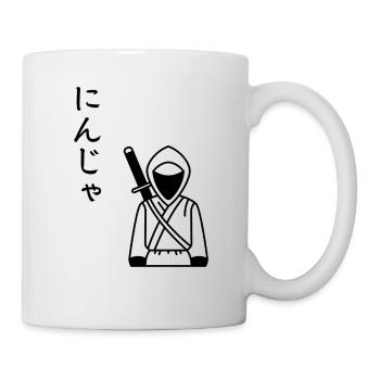 Ninja - Tasse - Weiß - Rechts