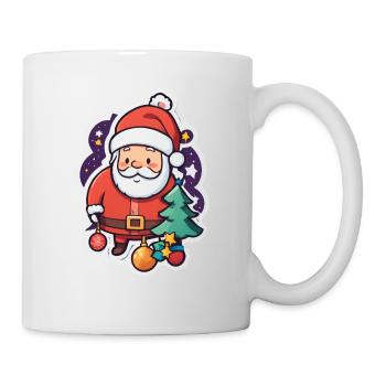 Weihnachtsmann - Tasse - Weiß - Rechts