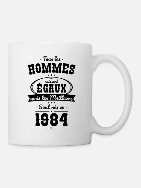 Anniversaire 40 ans - Meilleurs sont nés en 1984 - Mug blanc - blanc