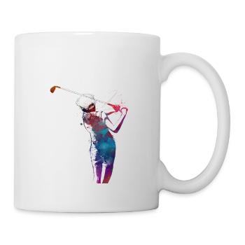 Sport golf player - Mug - white - Right