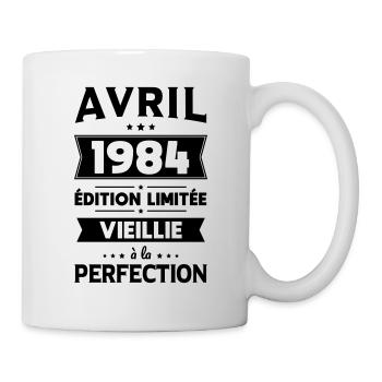 40th Anniversary - April 1984 Perfection - Mug - white - Right