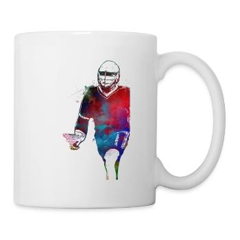 L’art sportif de la crosse #lacrosse #sport - Mug blanc - blanc - Droite
