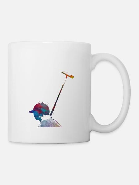 Polo Sport Kunst #polo #sport - Tasse - Weiß