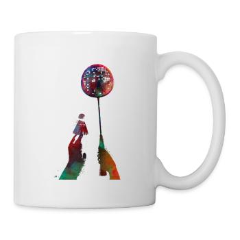 Le badminton #badminton - Mug blanc - blanc - Droite