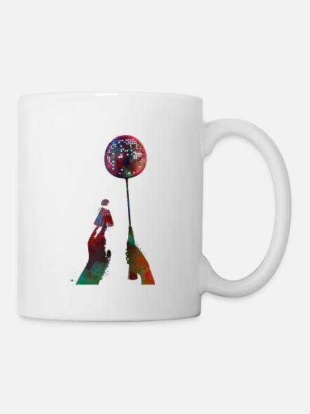 Le badminton #badminton - Mug blanc - blanc