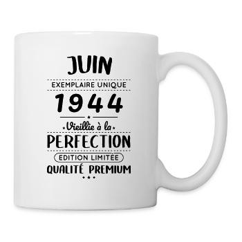 80th Anniversary - June 1944 Perfection - Mug - white - Right