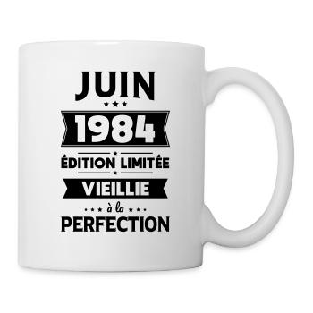 40th Anniversary - June 1984 Perfection - Mug - white - Right