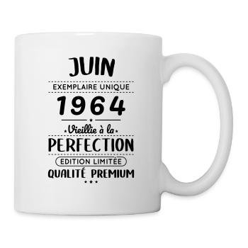 60th Anniversary - June 1964 Perfection - Mug - white - Right