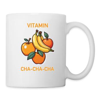 Vitamin Cha-Cha-Cha Obst-Shirt - Tasse - Weiß - Rechts