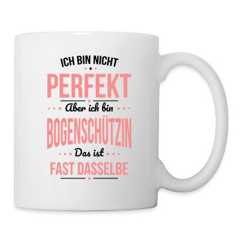 I'm not perfect, but I'm an archer - Mug - white - Right