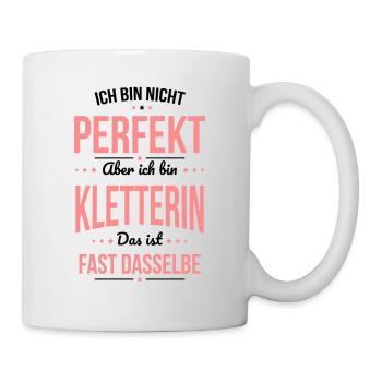 Je ne suis pas parfait, mais je suis un grimpeur - Mug blanc - blanc - Droite