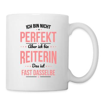 I'm not perfect, but I'm a rider - Mug - white - Right