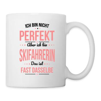 I'm not perfect, but I'm a skier - Mug - white - Right