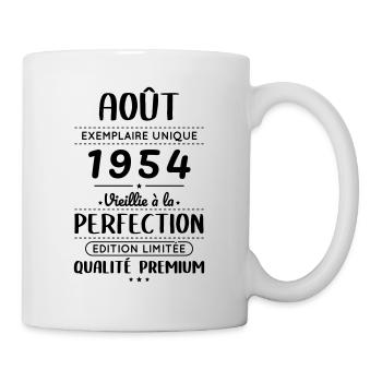 70th Anniversary - August 1954 Perfection - Mug - white - Right
