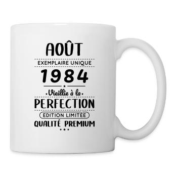 40th Anniversary - August 1984 Perfection - Mug - white - Right