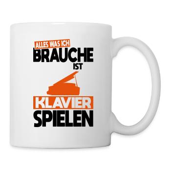 All I need is to play the piano - Mug - white - Right