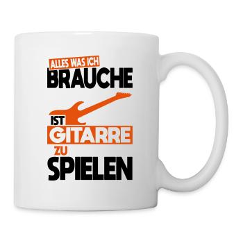 All I need is to play the guitar - Mug - white - Right