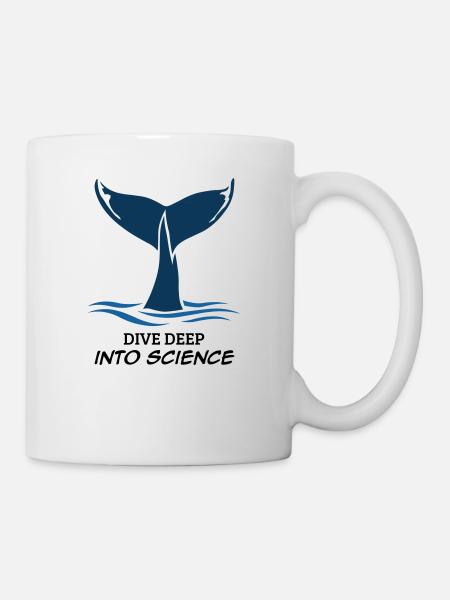 Plongez dans la science - Mug blanc - blanc