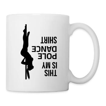 Pole Dance - C’est mon t-shirt de Pole Dance - Mug blanc - blanc - Droite