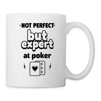 Expert at poker - Mug - white - Right