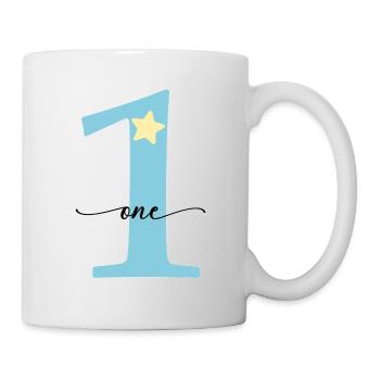 1st birthday one year - Mug - white - Right