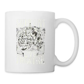 Support Live Theatre 6 - Tasse - Weiß - Rechts