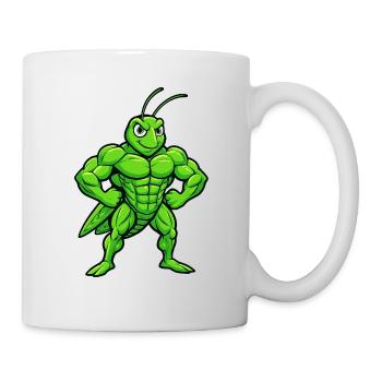 The grasshopper in a different way - Mug - white - Right