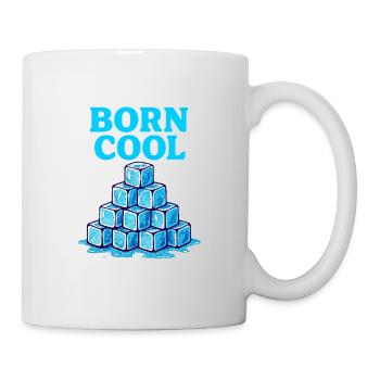Bloc de glace Pyramide Bleu - Mug blanc - blanc - Droite