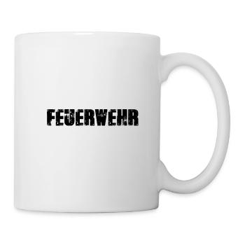Feuerwehr - Tasse - Weiß - Rechts
