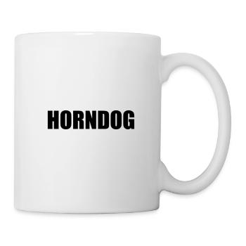 Conception "HORNDOG" - Mug blanc - blanc - Droite