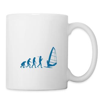 Windsurfing Evolution Windsurfer Wind Wasser - Tasse - Weiß - Rechts
