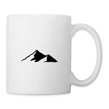 Berge Berg Gebirge Mountain 04 Zeichenfläche 5 - Tasse - Weiß - Rechts