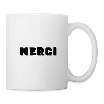 THANK YOU. ANNIVERSARY. BIRTH. RETIREMENT. THANK YOU - Mug - white - Right