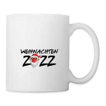 Weihnachten 2022 - Weihnachtsshirt Weihnachtsmann - Tasse - Weiß - Rechts