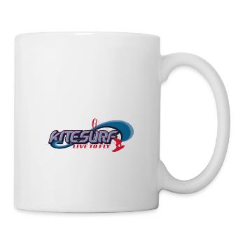 Kitesurfer Kitesurfing Waves Wind Water - Mug - white - Right