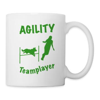 Agility Hürde Border - Tasse - Weiß - Rechts