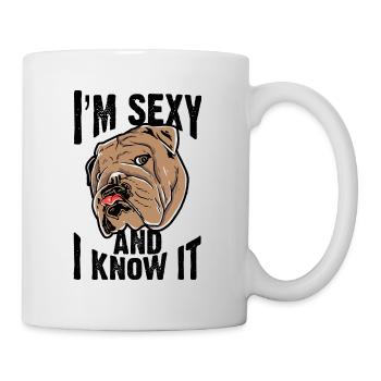 Seulement pour les vrais amateurs de bouledogue! - Mug blanc - blanc - Droite