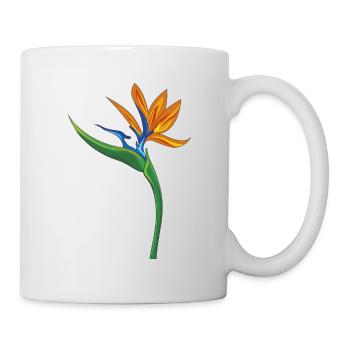 fleur strelitzia - Mug blanc - blanc - Droite