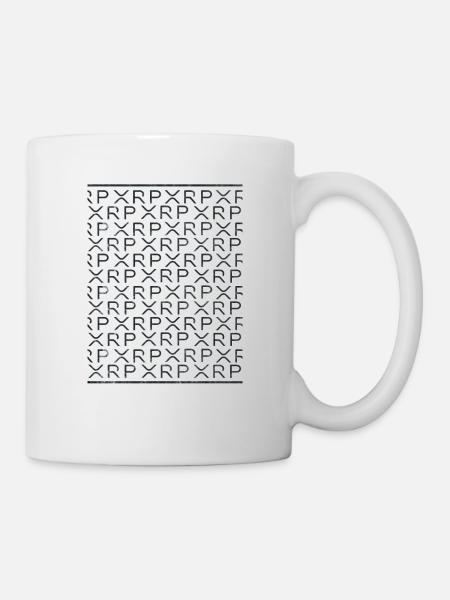 XRP Logo Vintage Bitcoin Quote Gift 2 - Mug - white