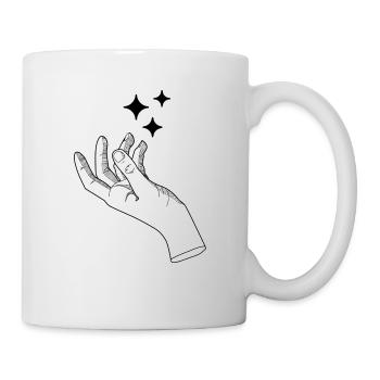 hand sterne - Tasse - Weiß - Rechts