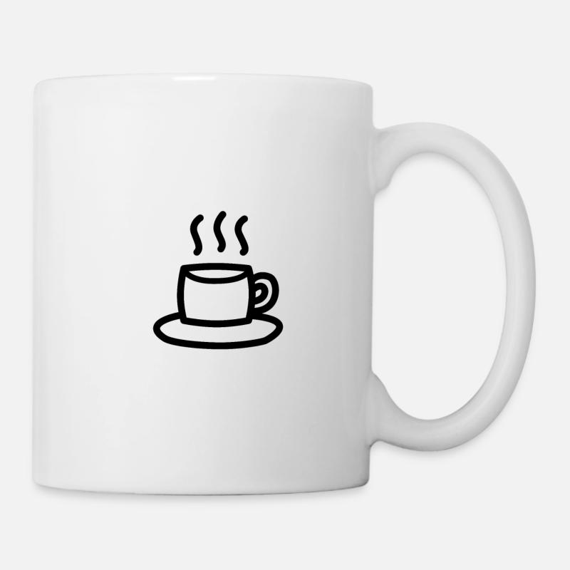 Kaffee - Tasse - Weiß