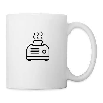 Toaster - Tasse - Weiß - Rechts