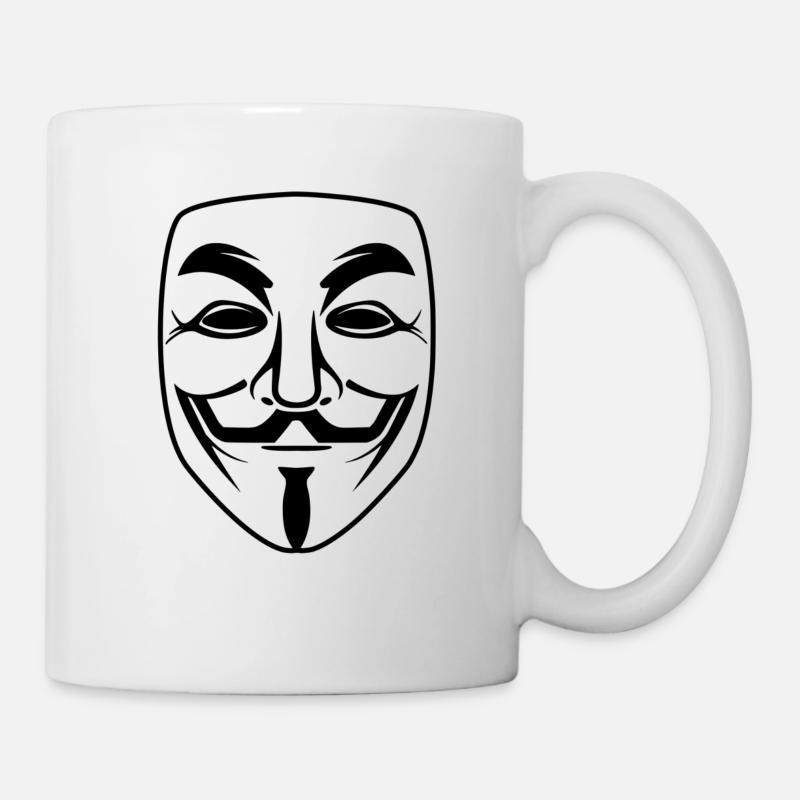 anonymous - Mug - white
