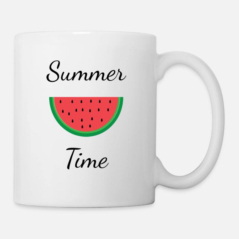 heure d'été - Mug blanc - blanc