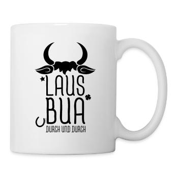 LAUSBUA Bayrisch Geschenkidee - Tasse - Weiß - Rechts