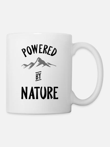 poweredbynature - Mug blanc - blanc