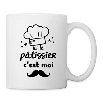 le patissier - Mug blanc - blanc - Droite